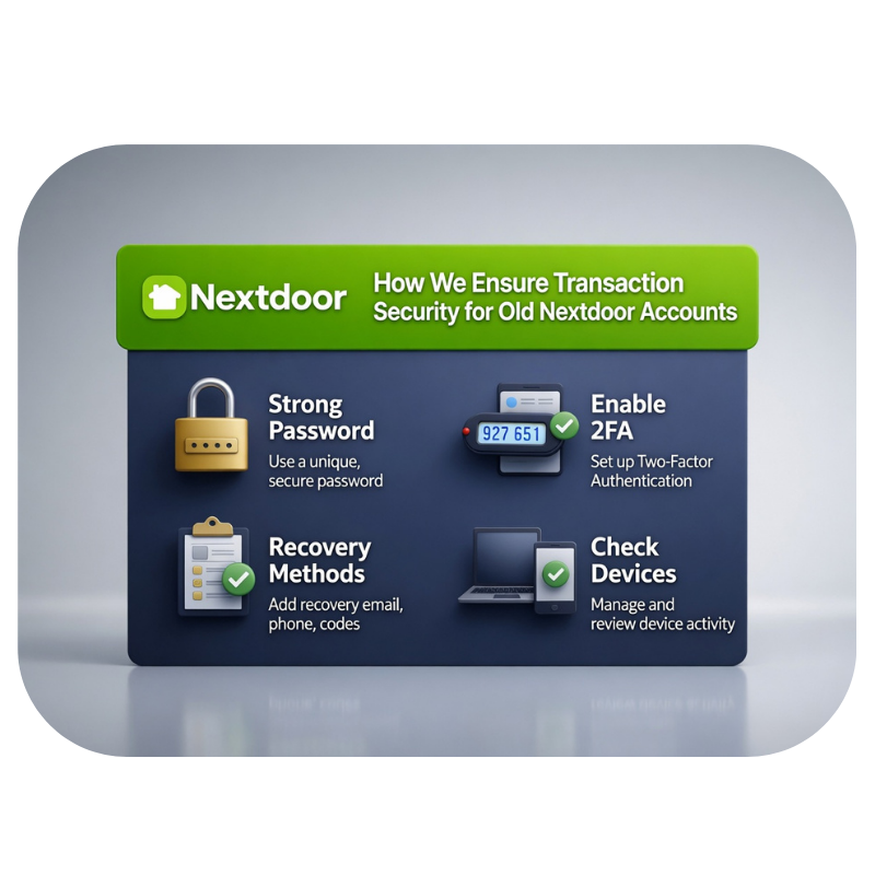 How We Ensure Transaction Security for Old Nextdoor Accounts