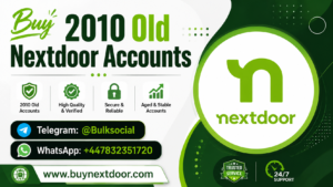 Buy 2010 Old Nextdoor Accounts